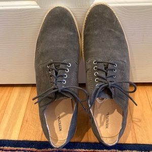 EUC Merona gray buck style shoes